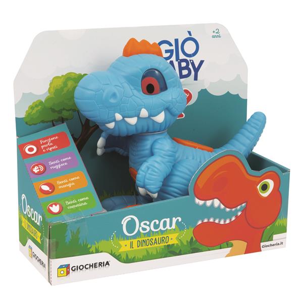 GIO' BABY - OSCAR Dinosauro Parla e Ripete Occhi Luminosi