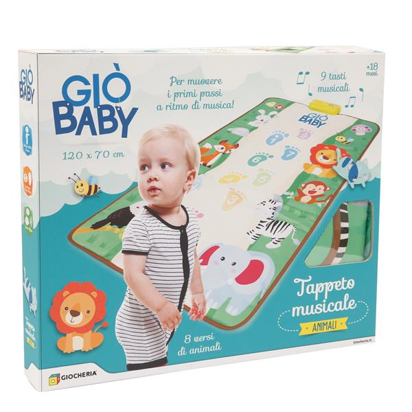 GIO' BABY - Tappeto Musicale Animali