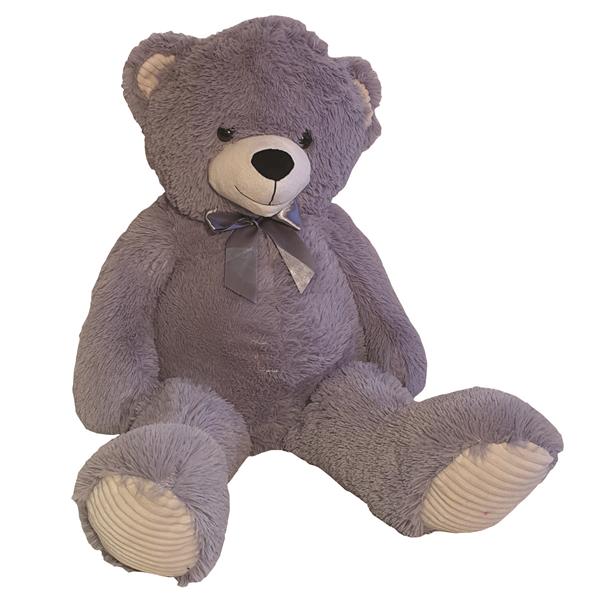 GIO' PLUSH - PETRA Orso GRIGIO o BEIGE cm.95 Pelo Lungo  22P01/9