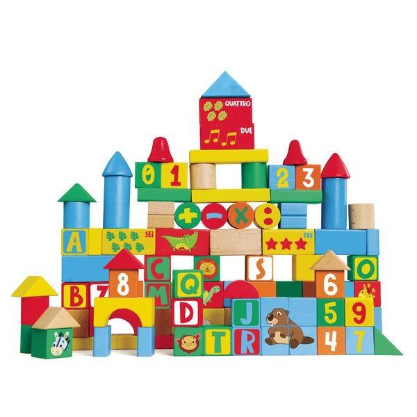 WOOD ECO SMART - Blocco Costruzioni 100 pezzi