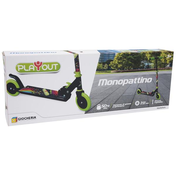 PLAY OUT - Monopattino Ruota D.120 mm Regolabile e Richiudibile