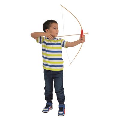 PLAY OUT - Arco in Legno Frecce a Ventosa con Bersaglio