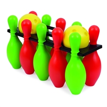 PLAY OUT - Set Bowling MAXI 10 Birilli e 2 Palle     STIK