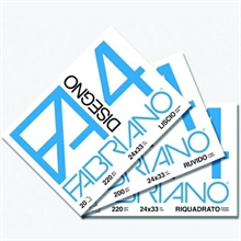 ALBUM F4 Blocco 20fg 24X33 RUVIDO Fabriano