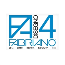 Album F4 Blocco 20Fg 33X48 Liscio Fabriano