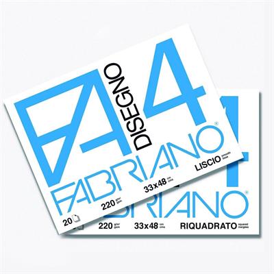 ALBUM F4 Blocco 20fg 33X48 LISCIO Fabriano