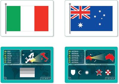 Carte Il gioco delle bandiere Board games