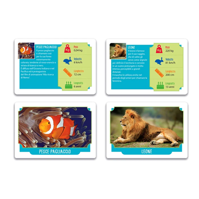 Carte Animali da record Board games