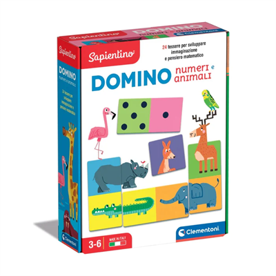 DOMINO ANIMALI E NUMERI-