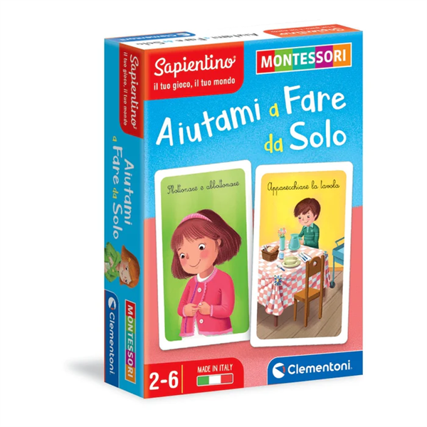 SAPIENTINO MONTESSORI CARTE AIUTAMI A FARE DA SOLO.