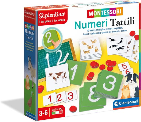 MONTESSORI - NUMERI TATTILI-