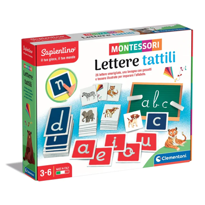 SAPIENTINO MONTESSORI - LETTERE TATTILI.