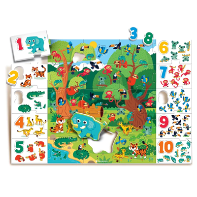 SAPIENTINO FLOOR PUZZLE - NUMERI.