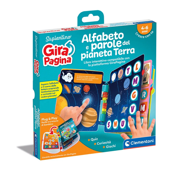 SAPIENTINO BOOK 5 - GIRAPAGINA ALFABETO&PAROLE .