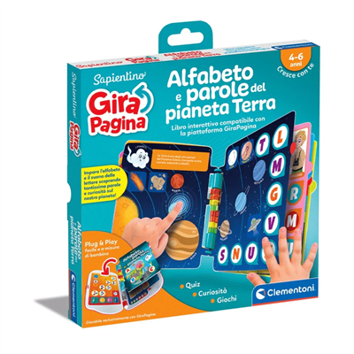 SAPIENTINO BOOK 5 - GIRAPAGINA ALFABETO&PAROLE .