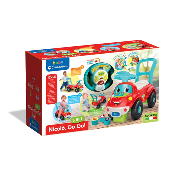 Nicolò Go Go 3 in 1 Baby Clementoni