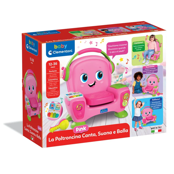 Poltroncina Suona, Canta e Balla Girl  Baby Clementoni