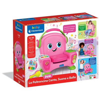 Poltroncina Suona, Canta e Balla Girl  Baby Clementoni