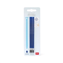 3 Pcs Erasable Pen Refills - Blue