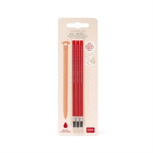 3 PCS ERASABLE PEN REFILLS RED-