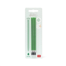 3 Pcs Erasable Pen Refills - Green