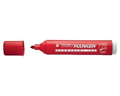 Tratto Marker Rosso Punta Tonda