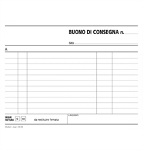 BLOCCO BUONO CONSEGNA 2 COPIE 12X17