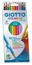 PASTELLI GIOTTO STILNOVO ACQUARELL 12PZ