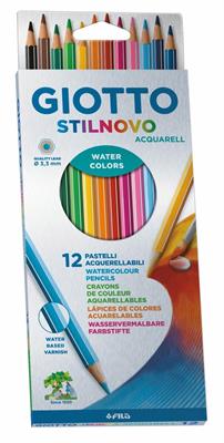 Pastelli Giotto Stilnovo Acquarell 12Pz
