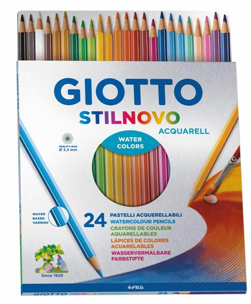Pastelli Giotto Stilnovo Acquarell 24Pz