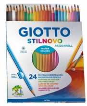 PASTELLI GIOTTO STILNOVO ACQUARELL 24PZ