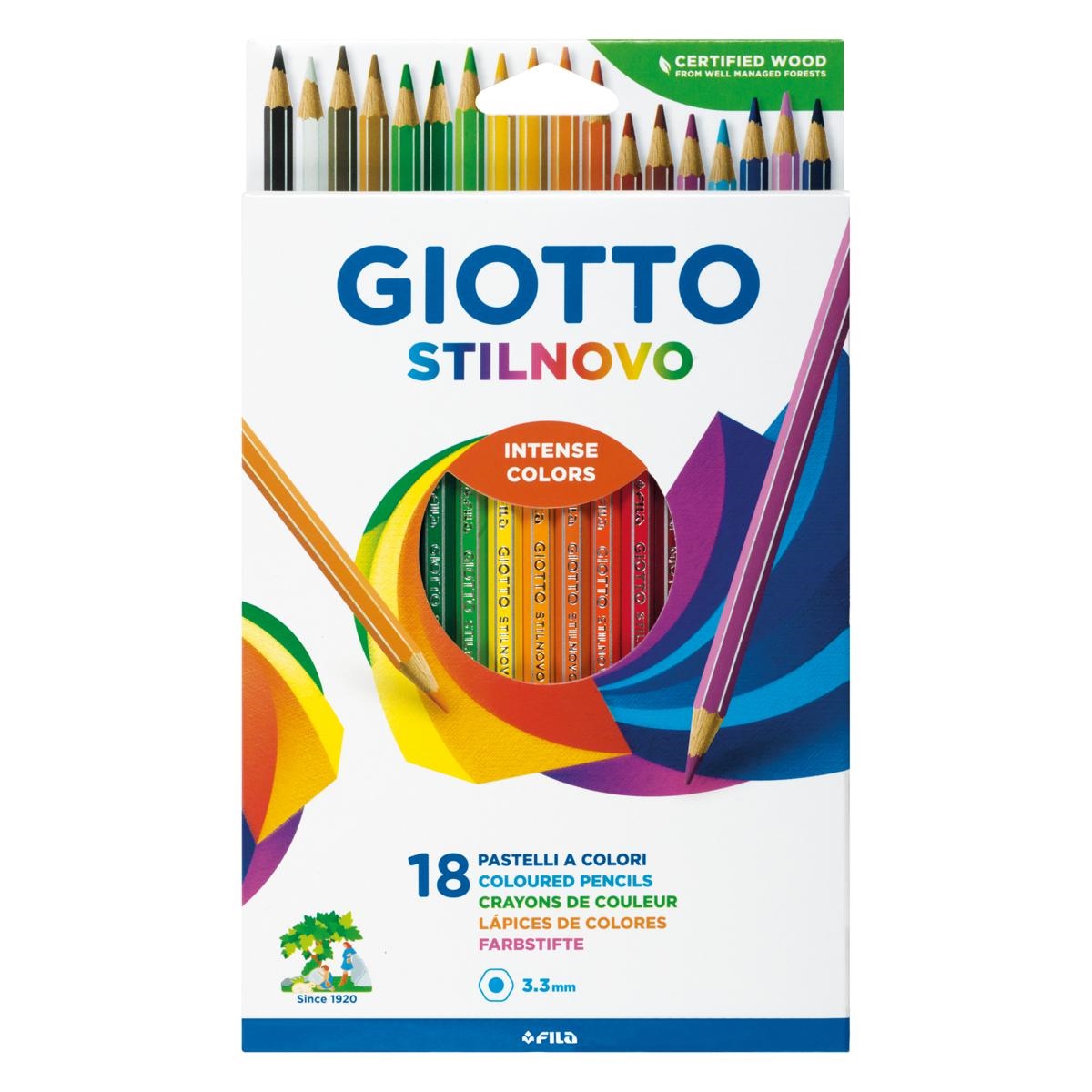 PASTELLI GIOTTO STILNOVO 18PZ - COLORI - Talarico 3