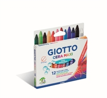 PASTELLI A CERA MAXI GIOTTO 12PZ