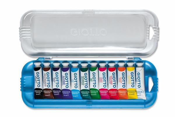 TEMPERA GIOTTO SCATOLA 12 TUBETTI 7,5ML - COLORI A TEMPERA