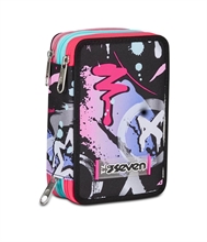 Astuccio 3 Zip Seven Mark On Girl..
