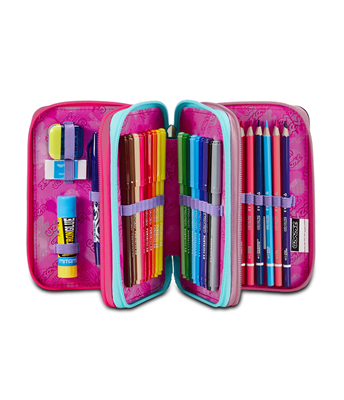 Astuccio 3 Zip Seven Mark On Girl..