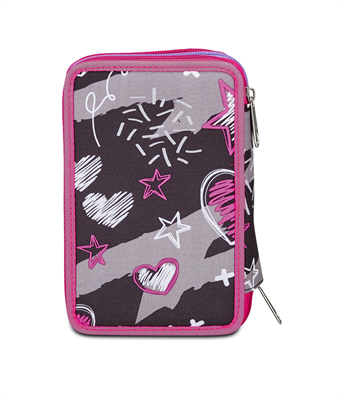 Astuccio 3 Zip Seven Draft Heart..