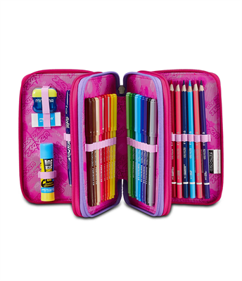 Astuccio 3 Zip Seven Draft Heart..