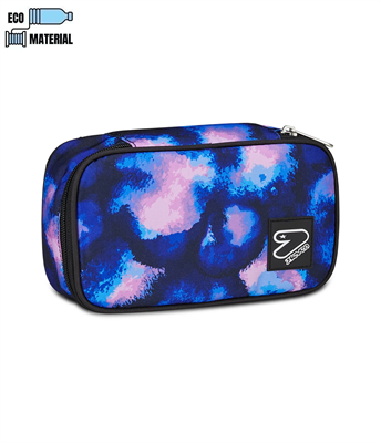 Pencil Bag Round Plus Big Grs Seven Blue Galaxy..