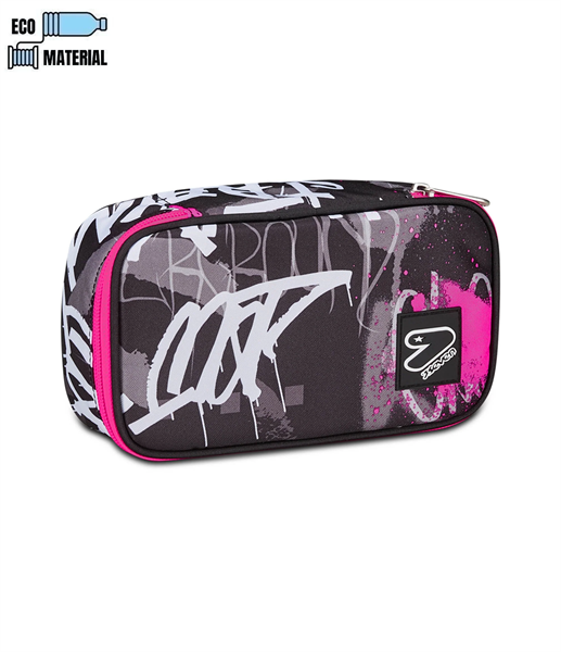 Pencil Bag Round Plus Big Grs Seven Pink Street..