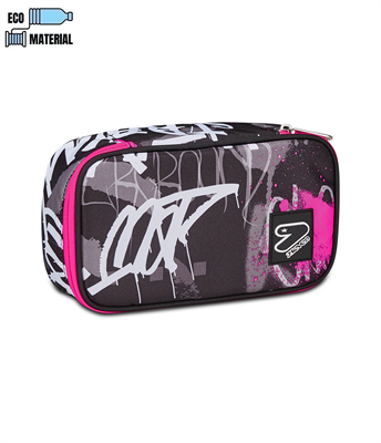 Pencil Bag Round Plus Big Grs Seven Pink Street..