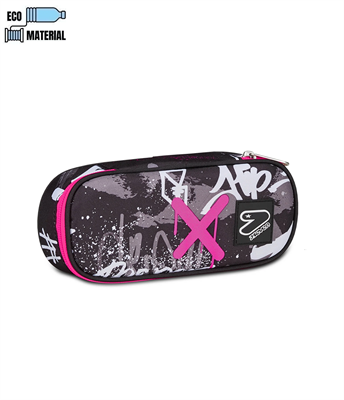 Pencil Bag Round Plus Grs Seven Pink Street..