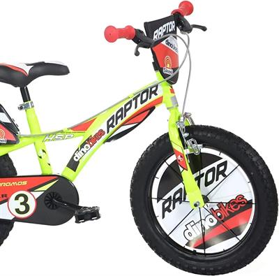 Bicicletta 14 Ra Raptor Yellow