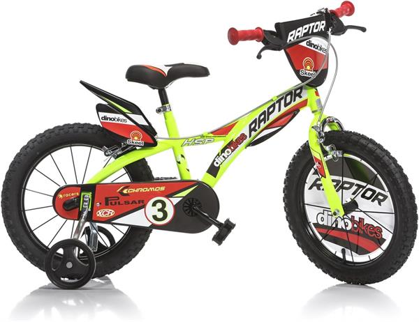 Bicicletta 16 Ra Raptor Yellow