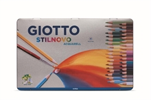 Pastelli Giotto Stilnovo Acquarell 36Pz Scatola Metallo