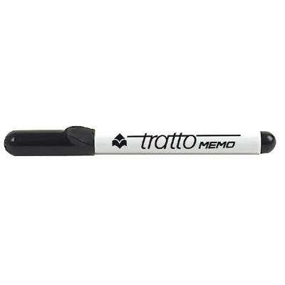 Tratto Memo Medio Nero Punta Tonda