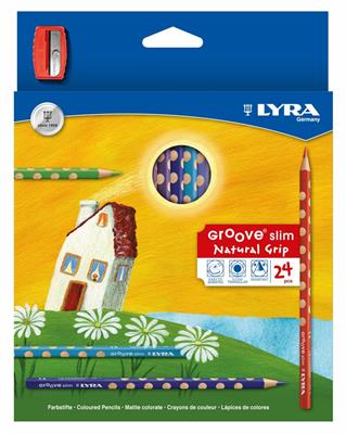 Groove Slim Cardboard Box K24 + Sharpener