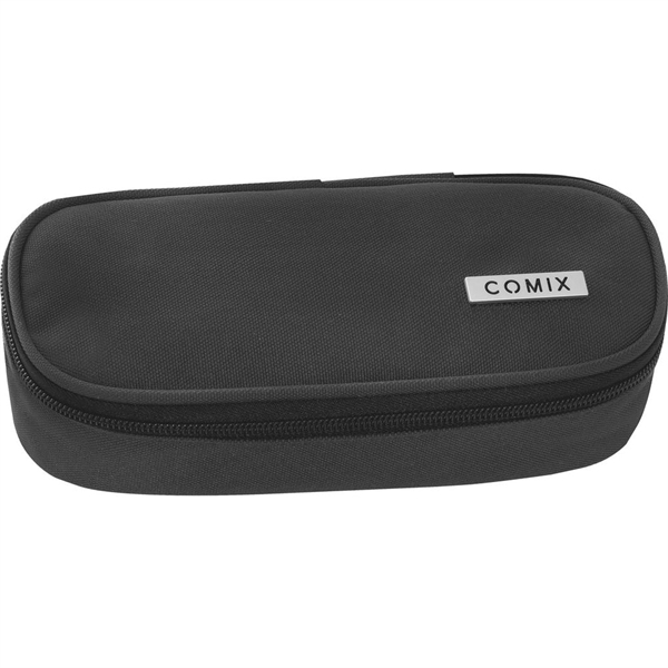 ASTUCCIO OVALE ORGANIZZATO MONOCOLORE NERO COMIX..