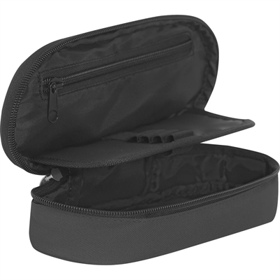 ASTUCCIO OVALE ORGANIZZATO MONOCOLORE NERO COMIX..