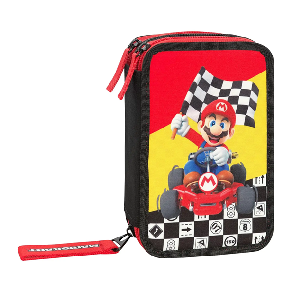 Astuccio Corredo 3 Zip Mariokart..